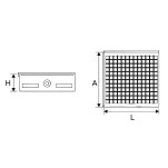 mesa magnetica 200mm x 200mm x 80mm