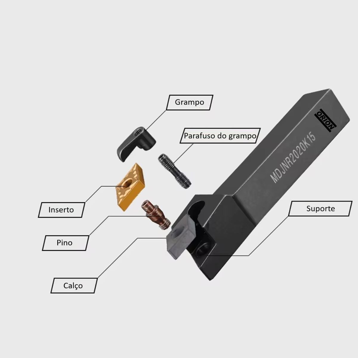 acessorio suporte calço dnmg 1506 - Imagem 5