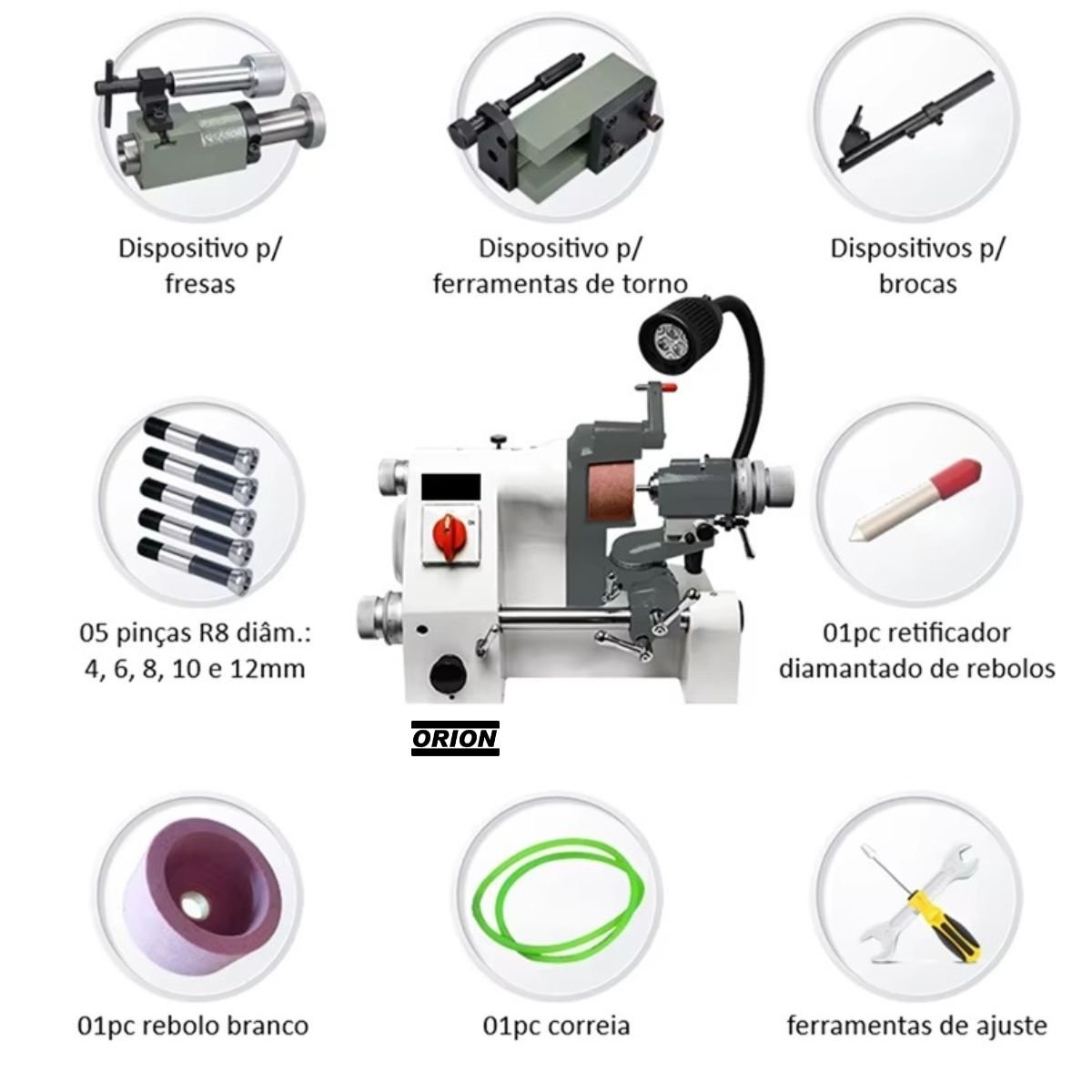 afiadora de ferramentas universal U3 220V - Imagem 5