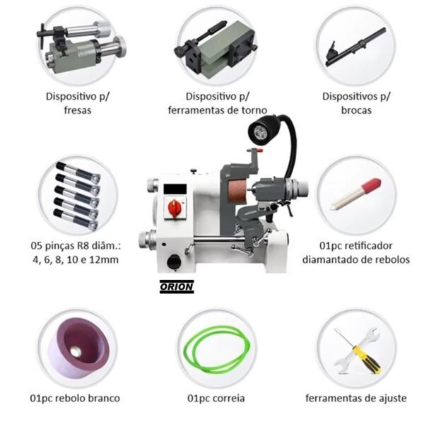 afiadora de ferramentas universal 220V - Imagem 5
