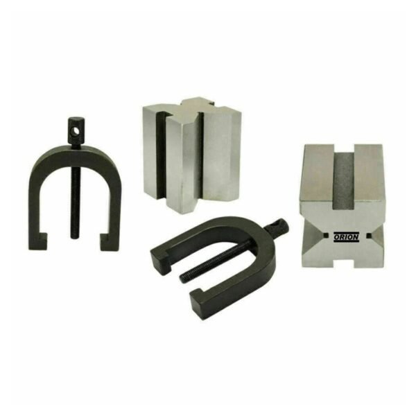 bloco em V com grampo 70x45x40 mm (par) - Imagem 4