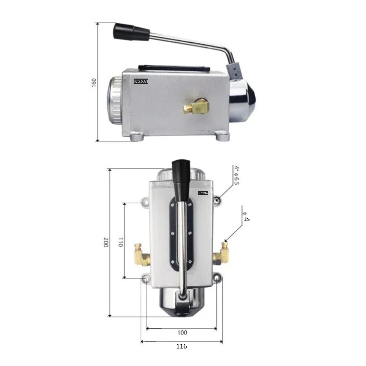bomba de lubrificaçao manual para fresadora 500cc - Imagem 3