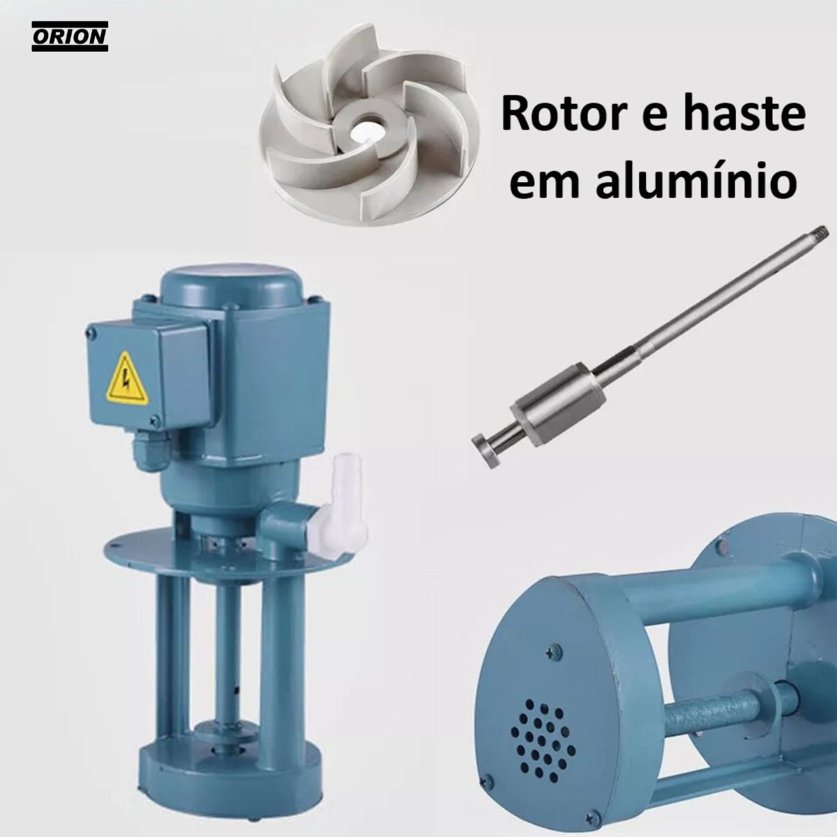 bomba refrigeraçao 128mm imersao 1/8 hp 380V - Imagem 2