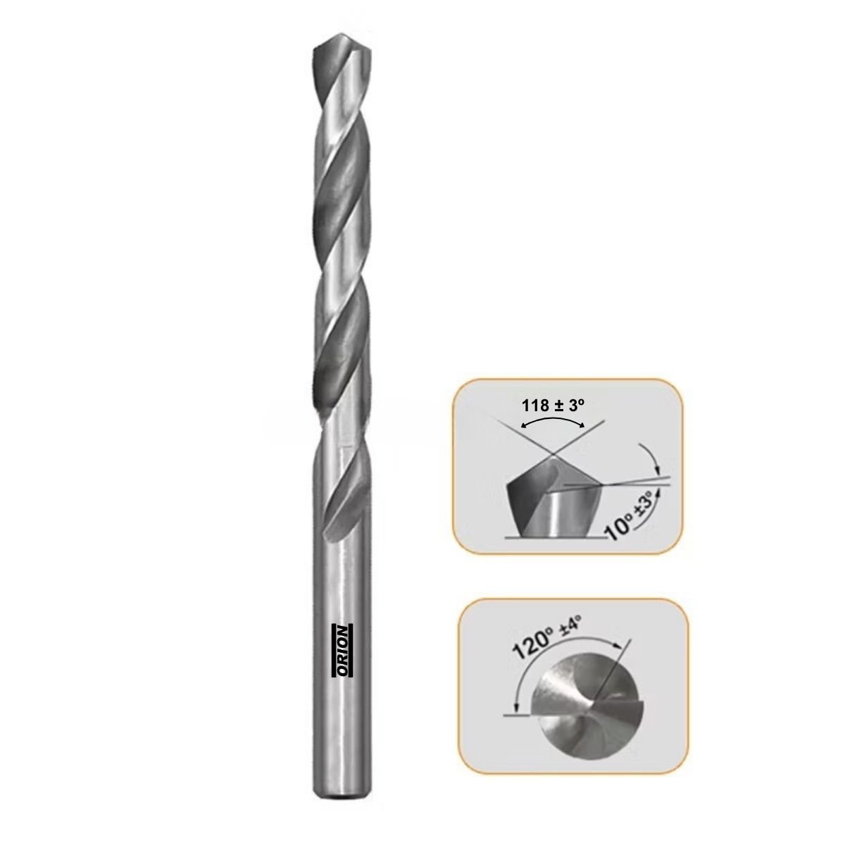 broca hss aço rapido pol 1/4x72x104 din338 - Imagem 4