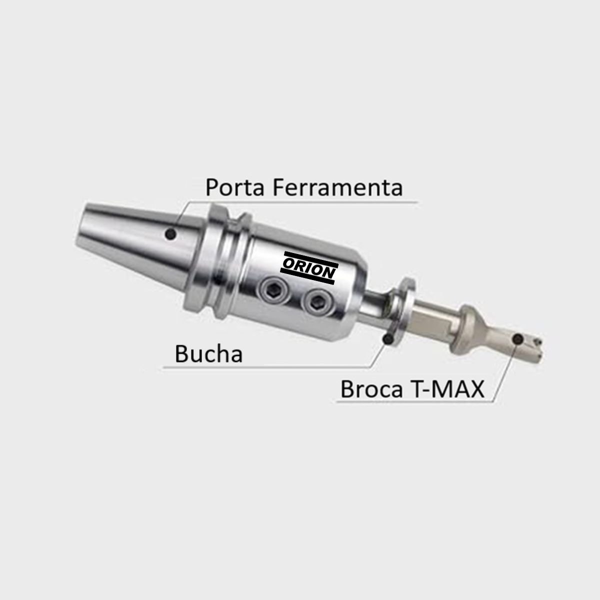 broca Tmax 25mm 3xd wcmt 050308 haste diam 25mm - Imagem 6