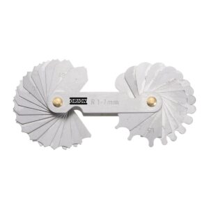 calibrador de raio 01,0 a 07,0 mm