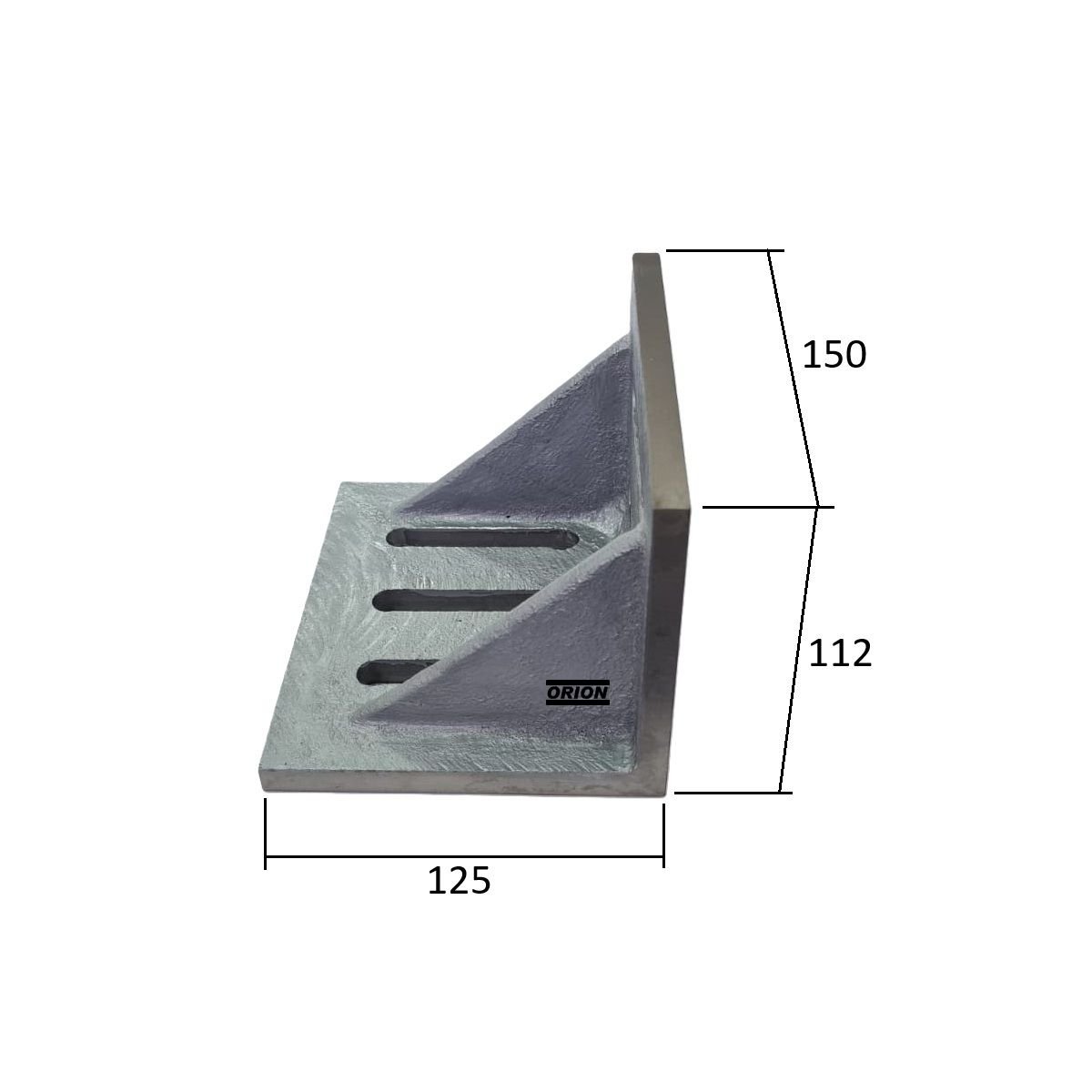 cantoneira ferro fundido 150x112x125mm - Imagem 3