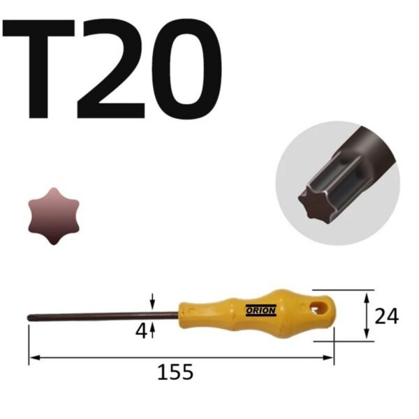 chave torx t20 fenda - Imagem 3