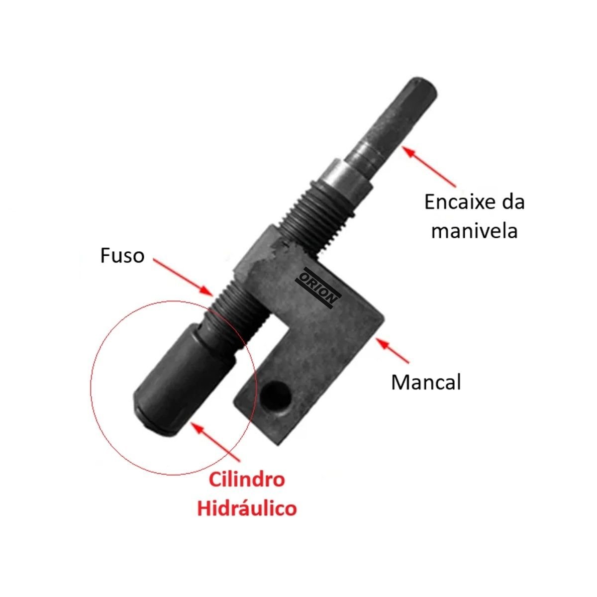 cilindro hidraulico para morsa hidraulica abertura 300 mm - Imagem 5