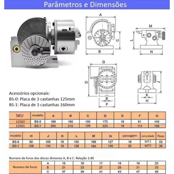 divisor semi universal bs 0 - Imagem 4