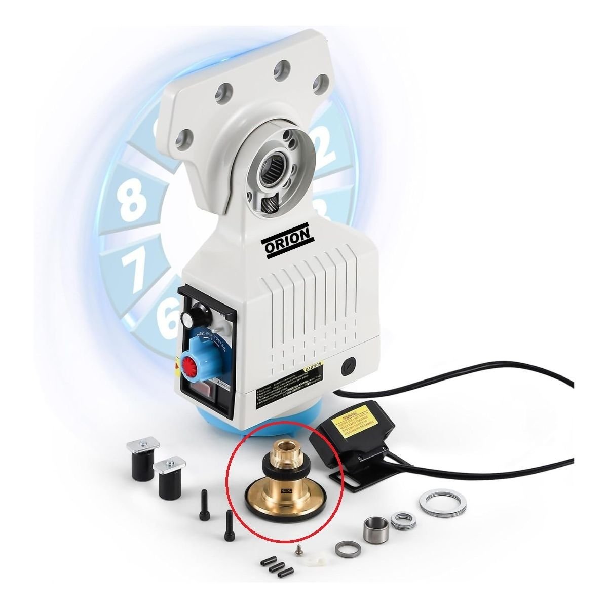 engrenagem bronze helicoidal avanço automatico APF-500 - Imagem 6
