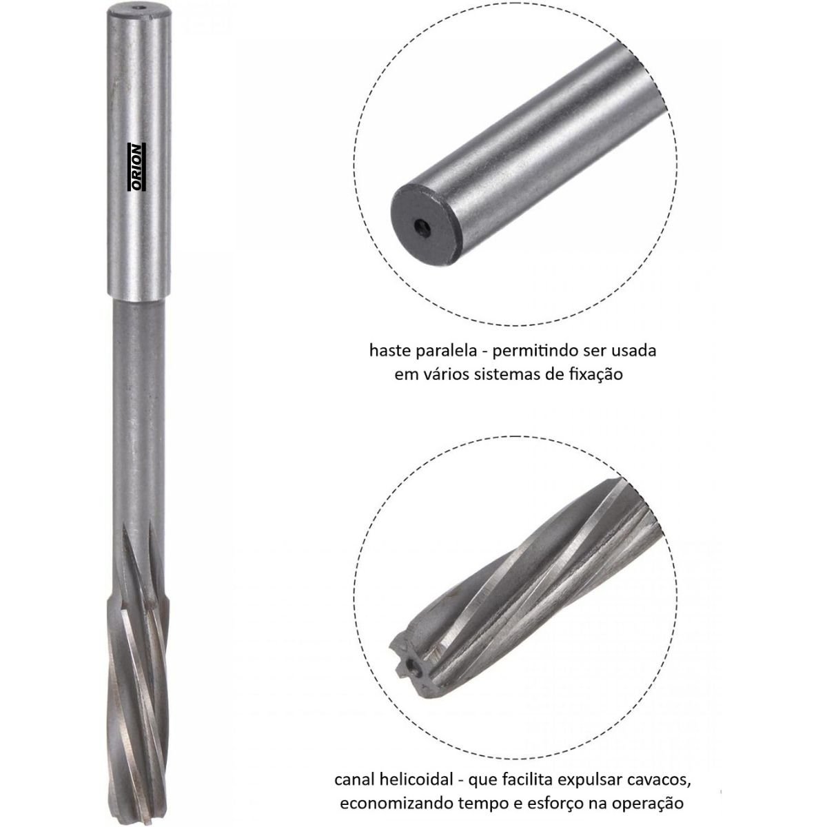 ferramenta alargador maquina 10mm helicoidal din212d - Imagem 2