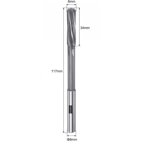 ferramenta alargador maquina 08 mm helicoidal din212d - Imagem 3