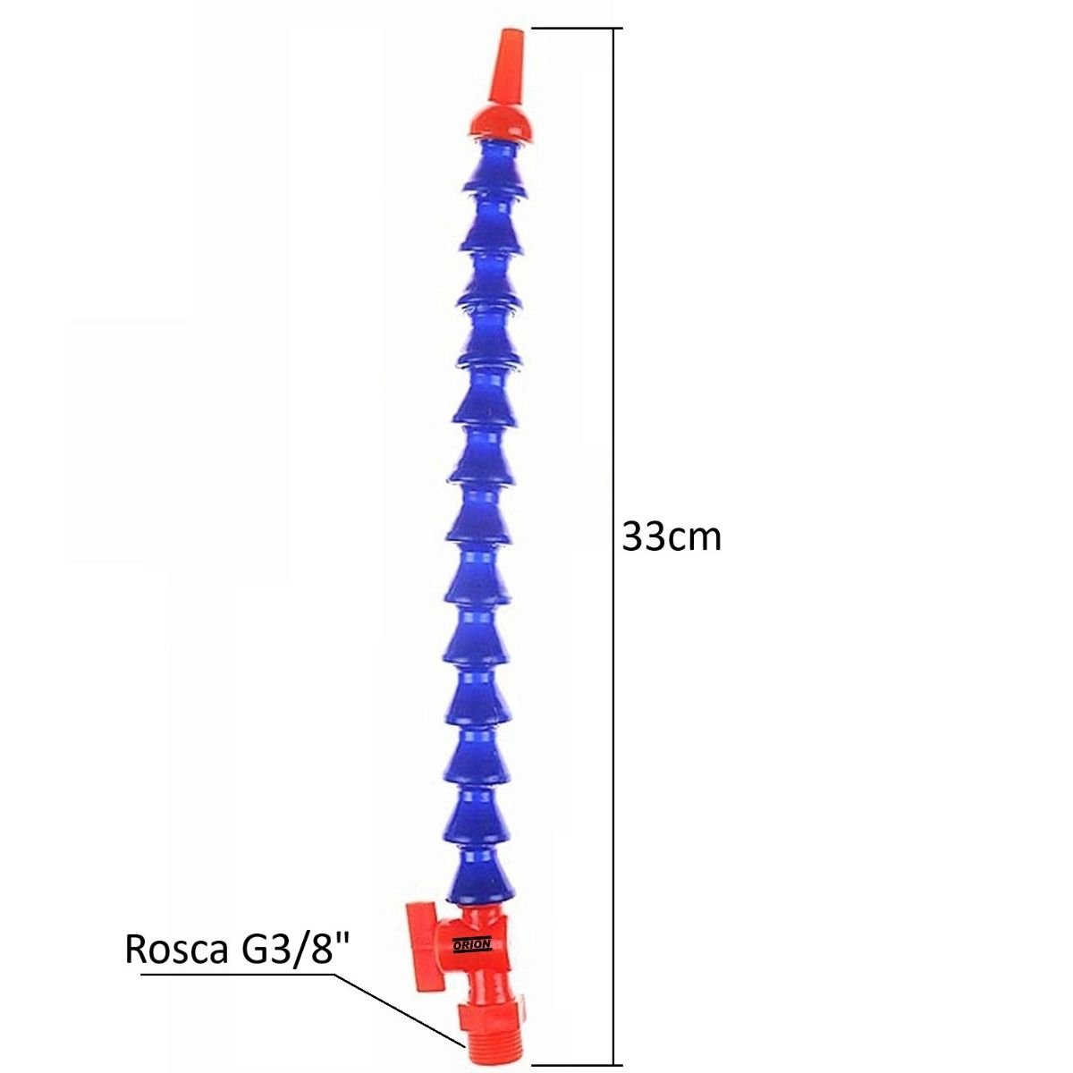 flexivel refrigeraçao 3/8 nptx33 cm - Imagem 3