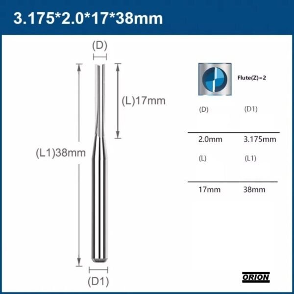 fresa corte reto 2x17 router cnc mdf acm - 2 cortes - Imagem 2