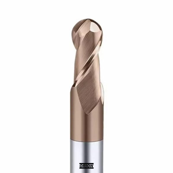 fresa esferica metal duro 2 cortes 10 mmx20x075xh10 TiSiN - Imagem 2