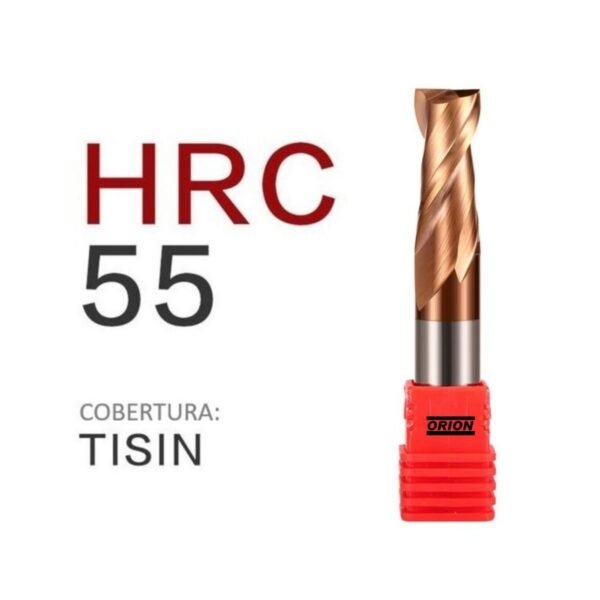 fresa topo metal duro 2 cortes 04 mmx10x050xh4 TiSiN - Imagem 3