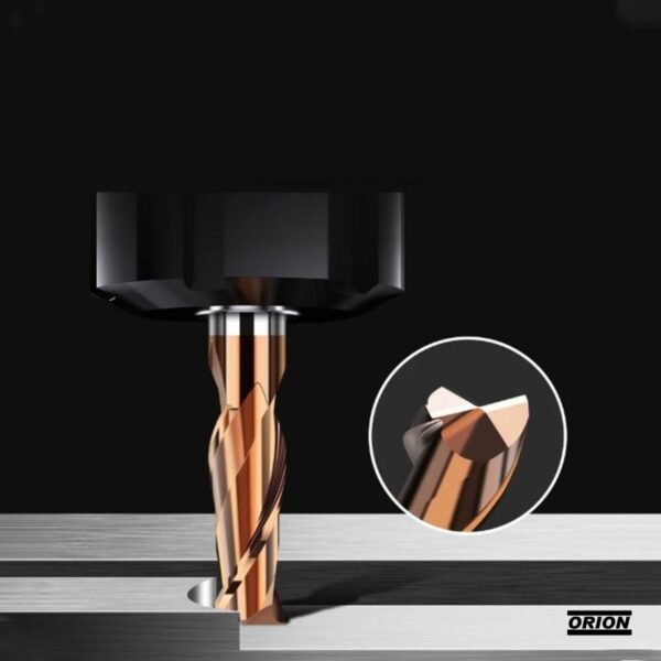 fresa topo metal duro 2 cortes 03 mmx08x050xh4 TiSiN - Imagem 4
