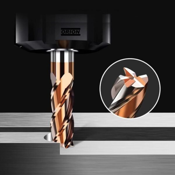 fresa topo metal duro 4 cortes 09 mmx25x075xh10 TiSiN - Imagem 4