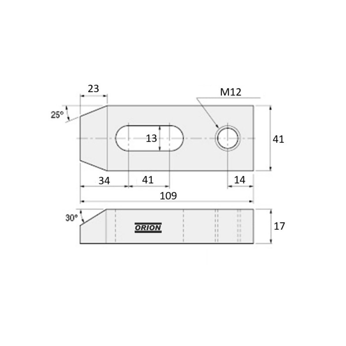grampo fechado de encosto m12 - Imagem 3