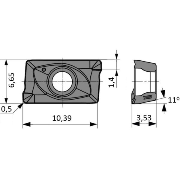 inserto aplx 1003 pdtr ybg202 - Imagem 3