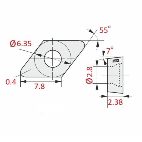 inserto dcgt 070204 al nk0010 - Imagem 3