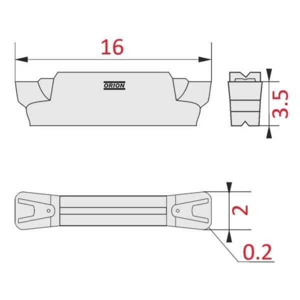 inserto mgmn 200 g un4015 - Imagem 3