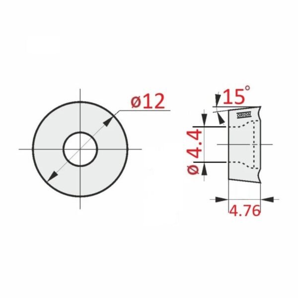 inserto rdmt 1204mo na un4015 - Imagem 3