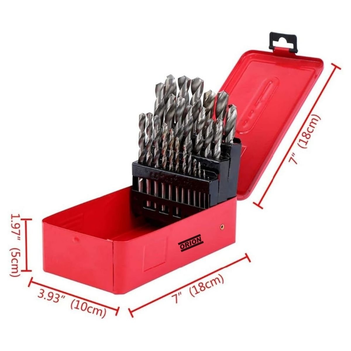 jogo brocas 1 a 13mm 25pcs - Imagem 3