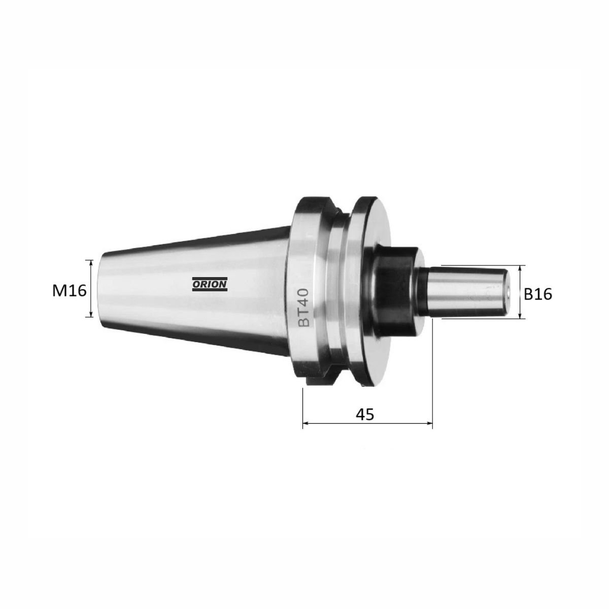 mandril porta mandril bt40 b16 - Imagem 3