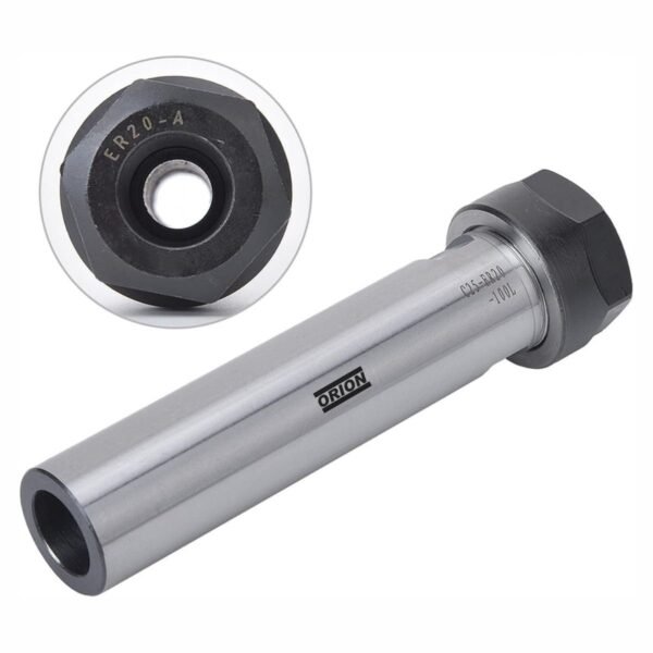 mandril porta pinças er20 haste paralela 25x100 mm - Imagem 2