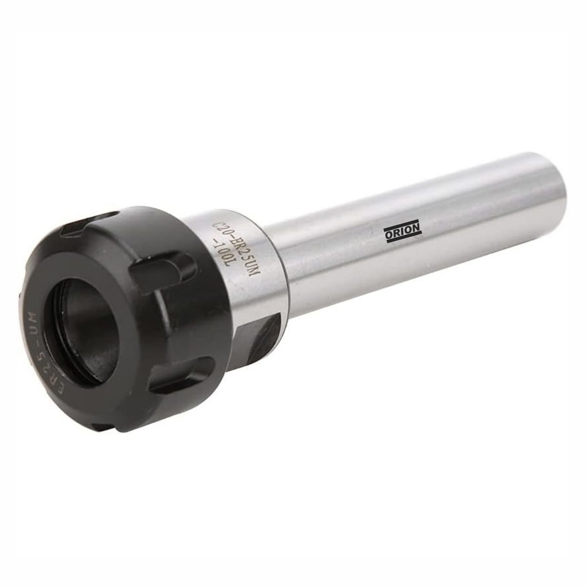 mandril porta pinças er25 haste paralela 20x100mm