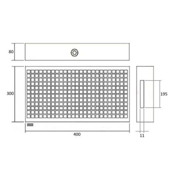 mesa magnetica 300mm x 400mm x 80mm - Imagem 3