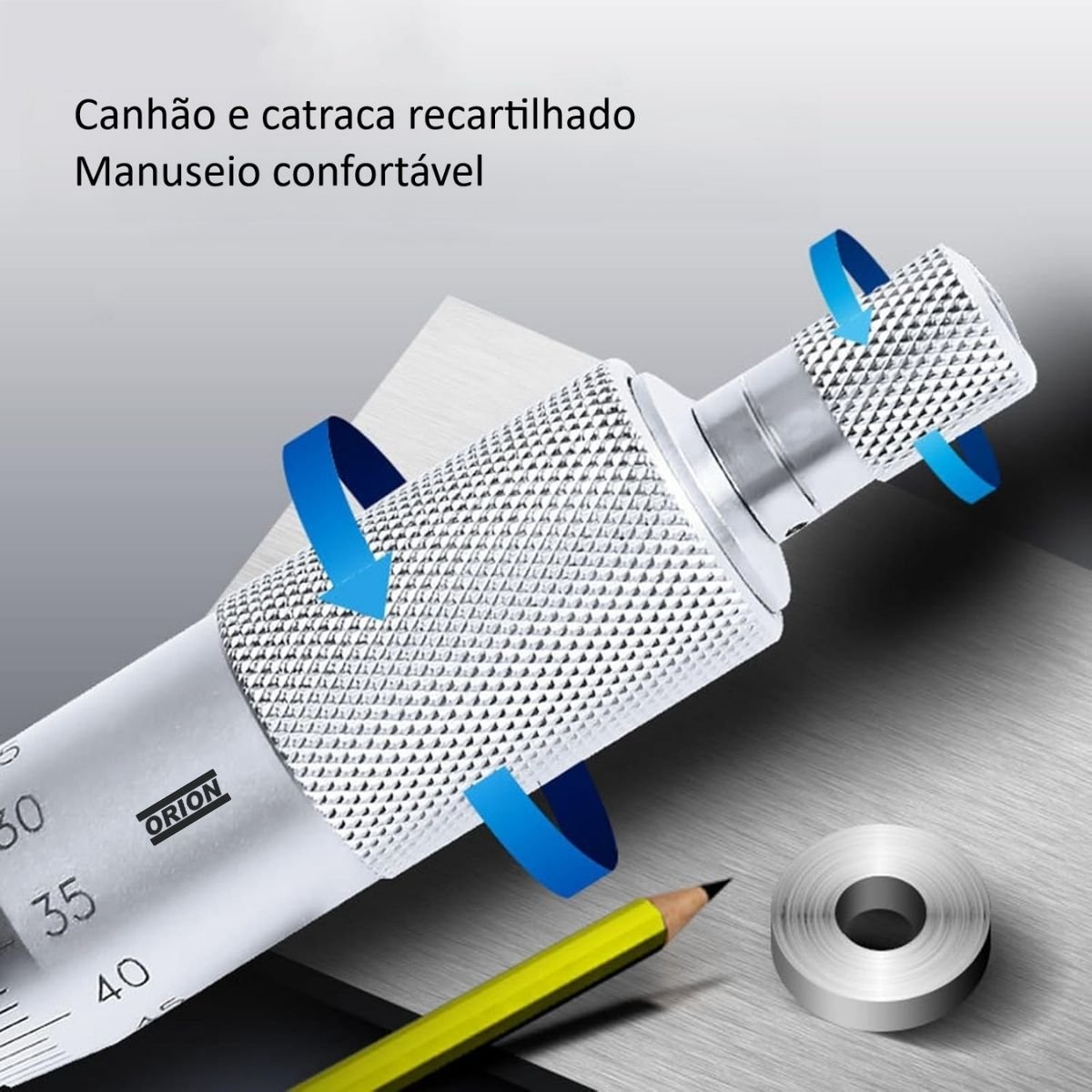 micrometro interno tipo paquimetro 25 a 50mm 0,01mm - Imagem 3