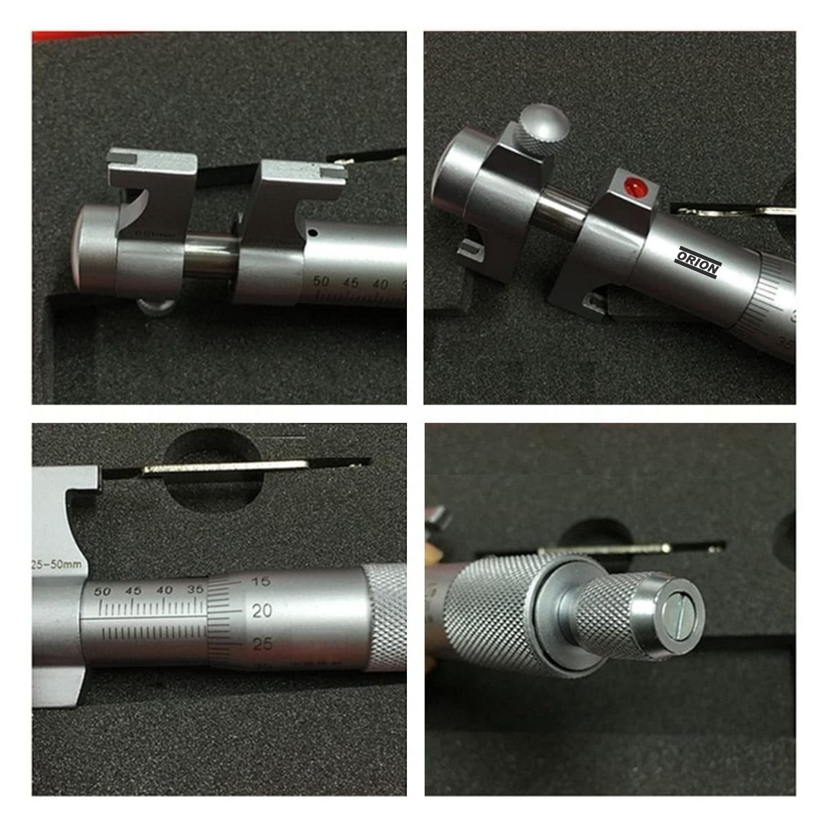 micrometro interno tipo paquimetro 25 a 50 mmx0,01 mm - Imagem 5