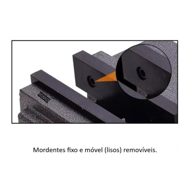morsa giratoria abertura 170 mm modelo QB - Imagem 6