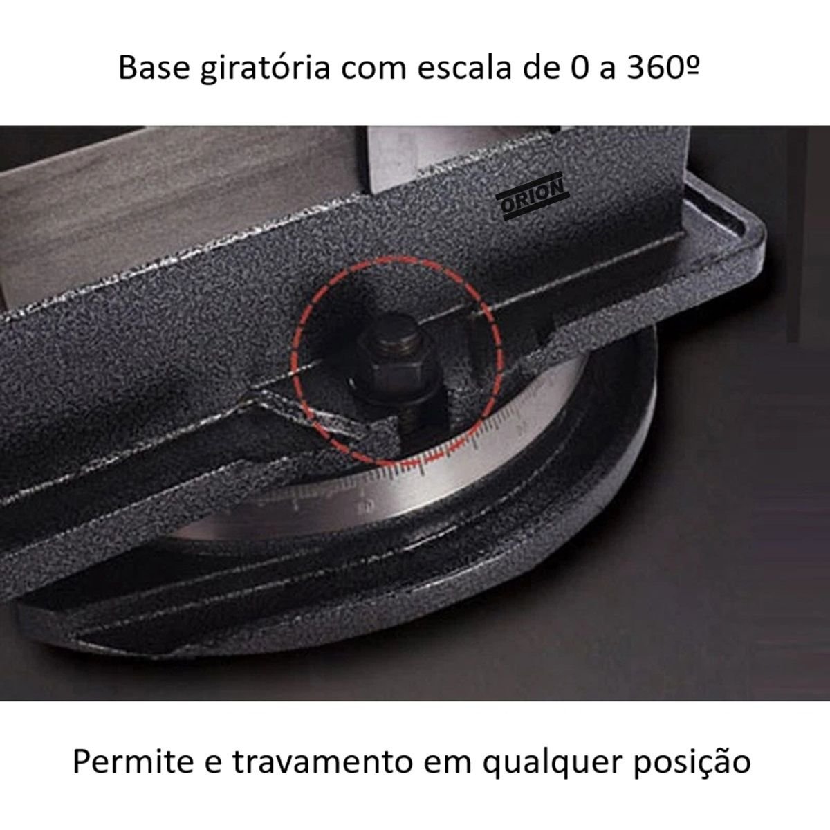 morsa giratoria abertura 230mm modelo QM - Imagem 7