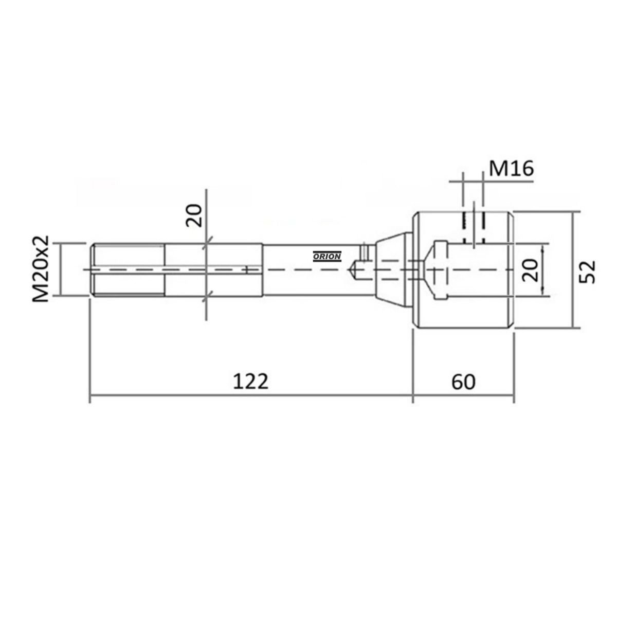 pinça para afiadora universal U2 20mm - Imagem 3