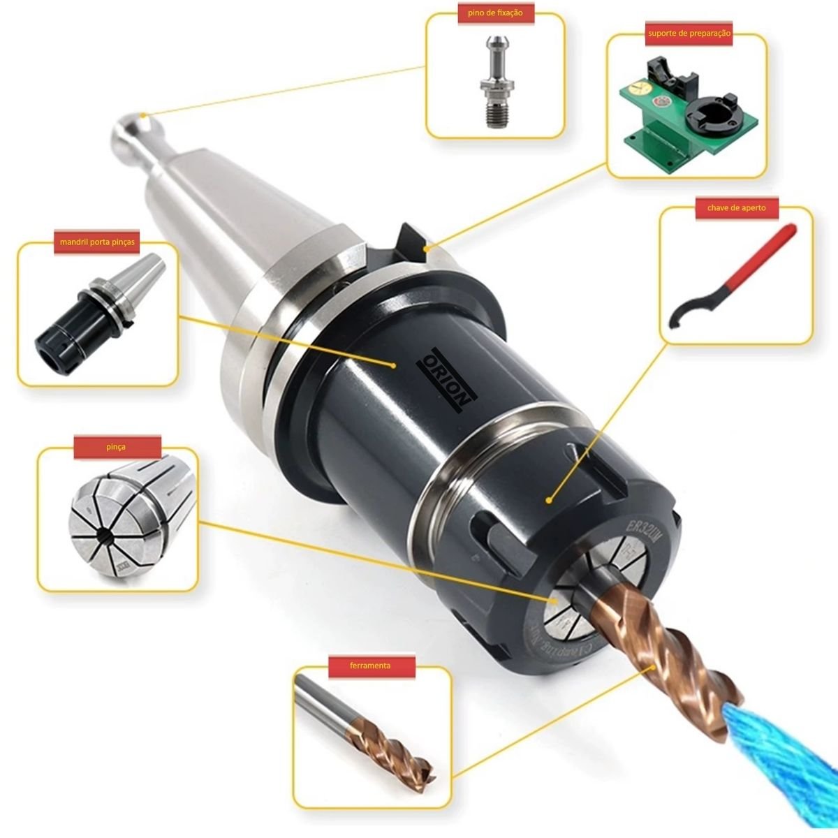 pinça er32 05 mm - Imagem 5