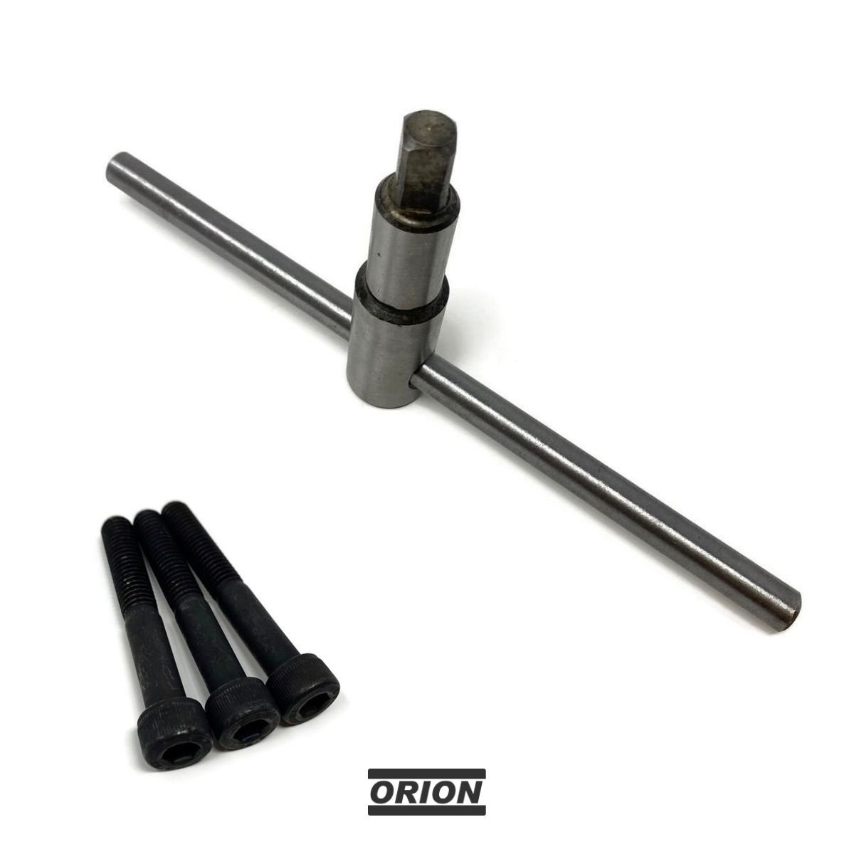 placa de torno universal 3 castanhas 160 mm fixaçao frontal - Imagem 5