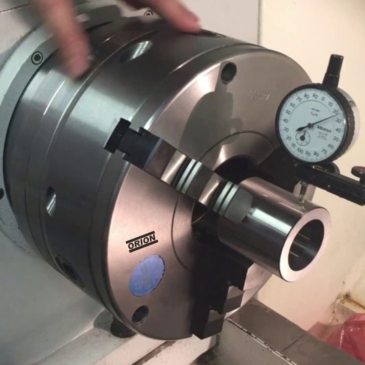 placa de torno universal 3 castanhas 160 mm fixaçao frontal - Imagem 6