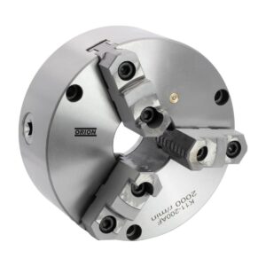placa de torno reversivel 3 castanhas 200mm fixaçao frontal