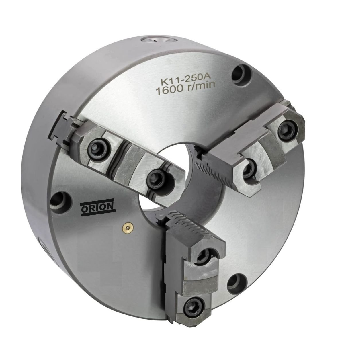 placa de torno reversivel 3 castanhas 250mm fixaçao frontal