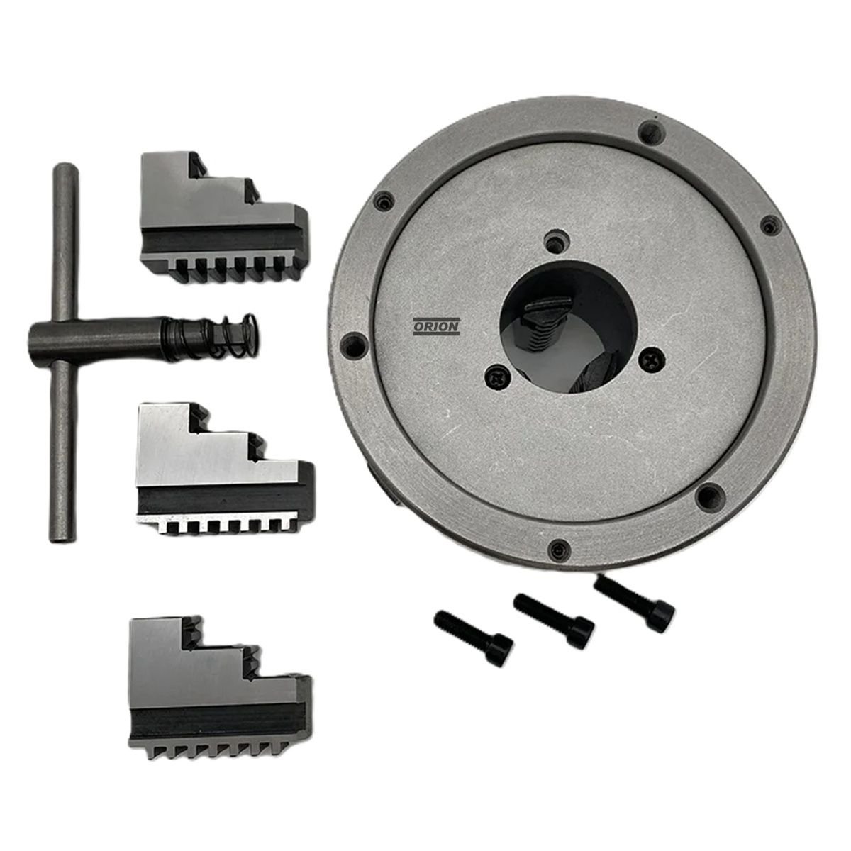 placa de torno universal 3 castanhas 160mm - Imagem 2