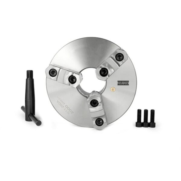 placa de torno reversivel 3 castanhas 200 mm - Imagem 4