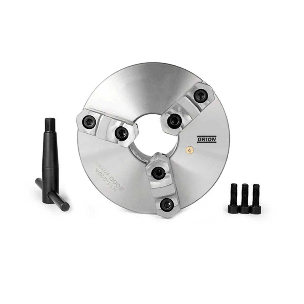 placa de torno reversivel 3 castanhas 200mm - Imagem 4