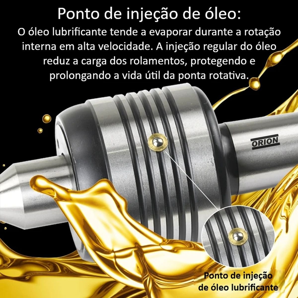 ponta rotativa cone morse 4 H001 com metal duro - Imagem 5