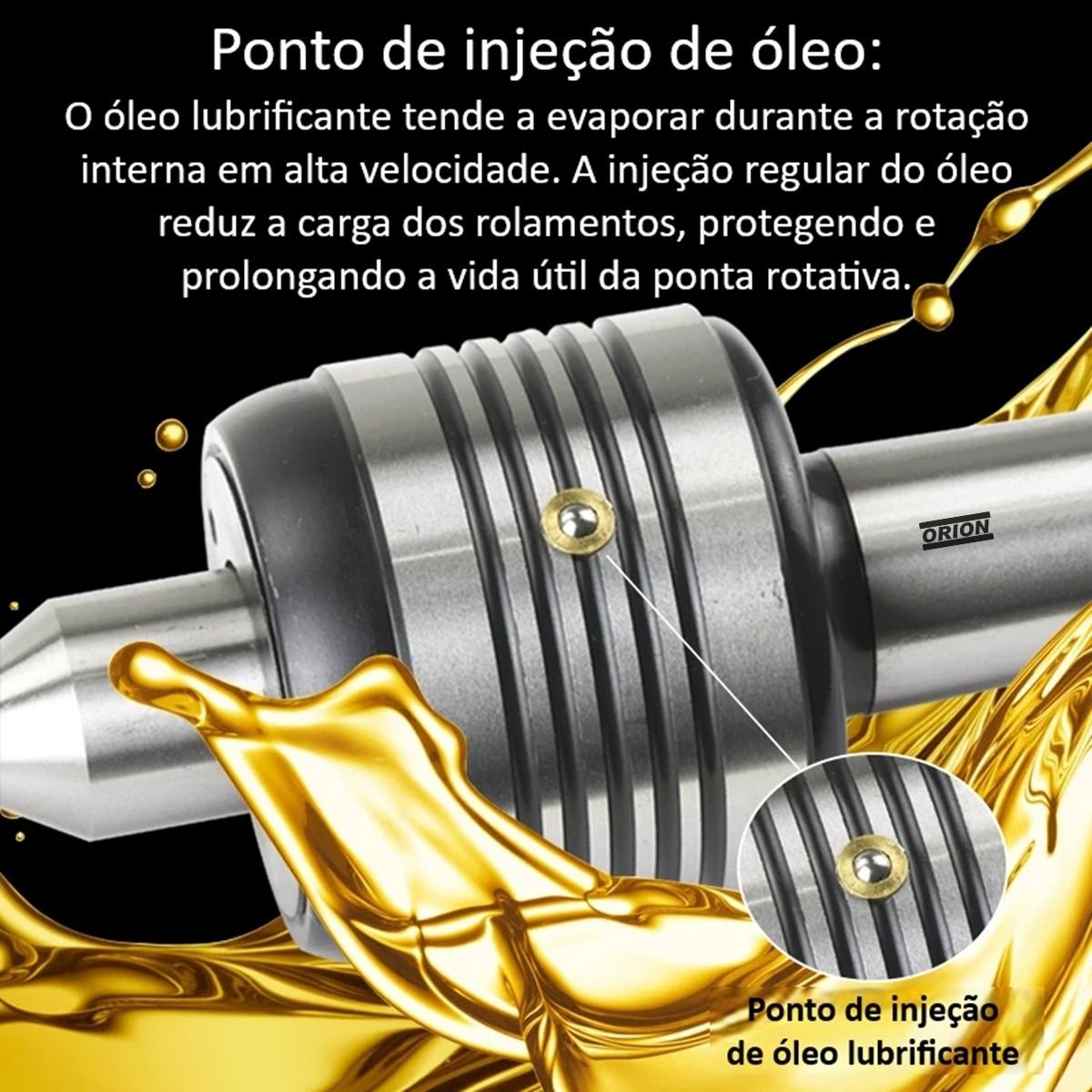 ponta rotativa cone morse 5 H004 - Imagem 5