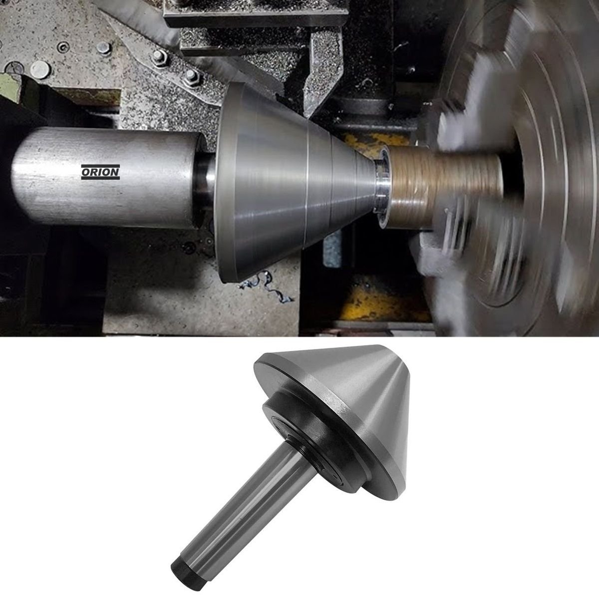 ponta rotativa para tubo cone morse 4 40x120mm - Imagem 6