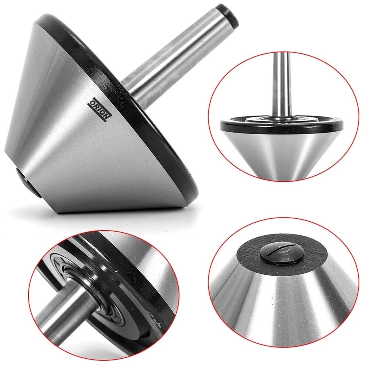 ponta rotativa para tubo cone morse 5 70x200mm - Imagem 4